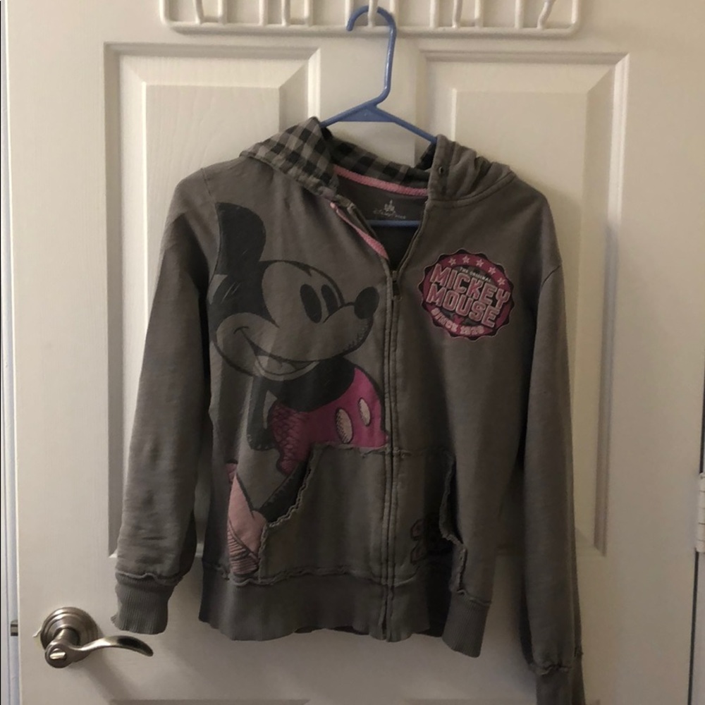 Mickey Mouse hoodie.